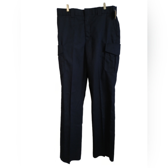 Flying Cross Other - Blue Cargo Pants with Straight Leg and Belt Loops